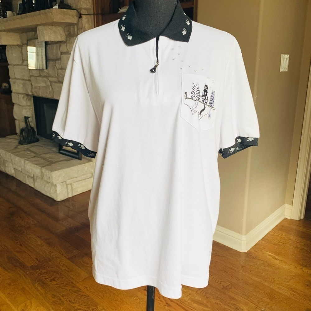 Coral Bay Ladies Golf Polo Shirt‎ Embroidery Cats